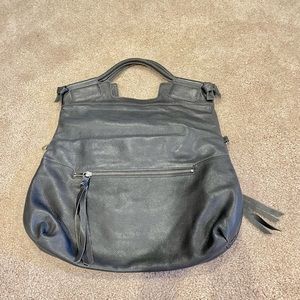 Foley + Corinna Leather Tote in Slate